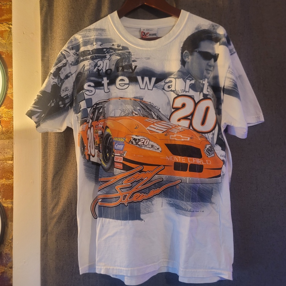 Tony Stewart Vintage NASCAR Graphic Tee 2003